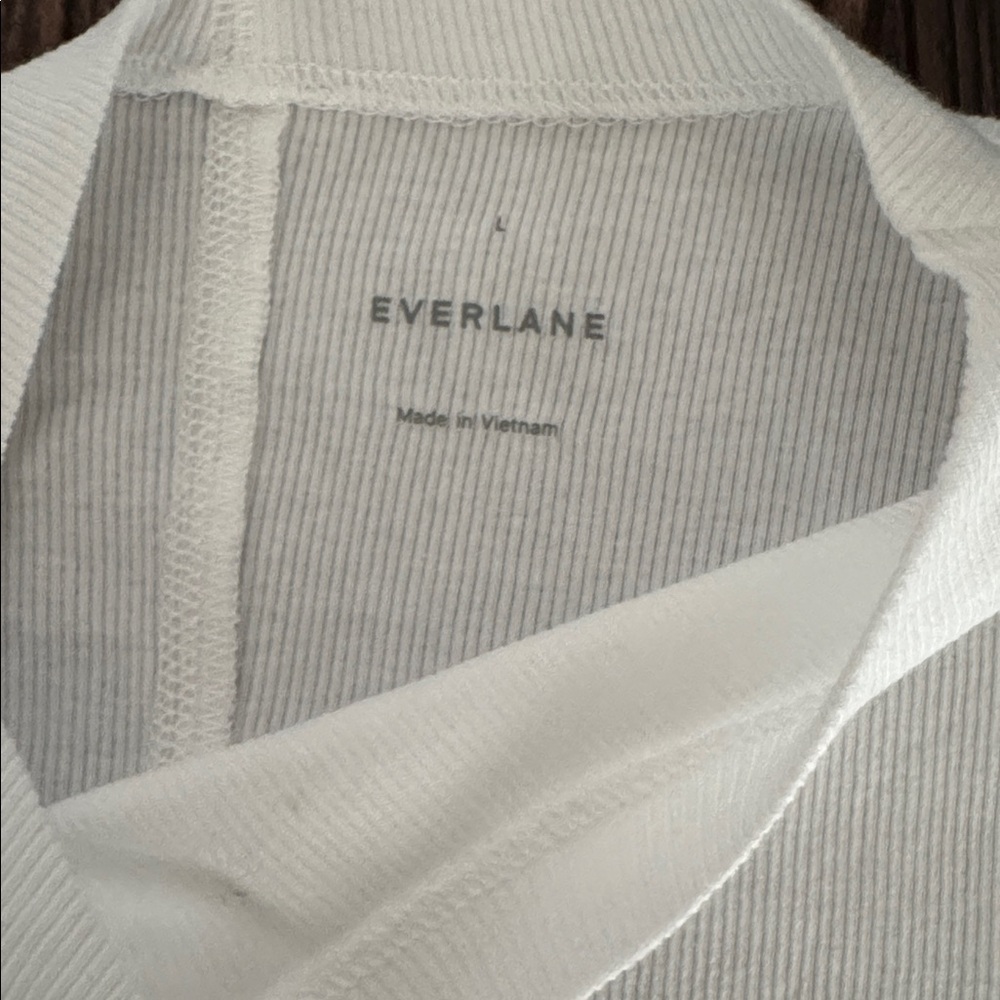 Everlane THE PIMA MICRO-RIB FUNNEL-NECK TANK - Picture 7 of 8